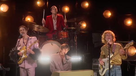 'Parcels' Hit 'The Late Late Show' Covered Head To Toe In Gucci